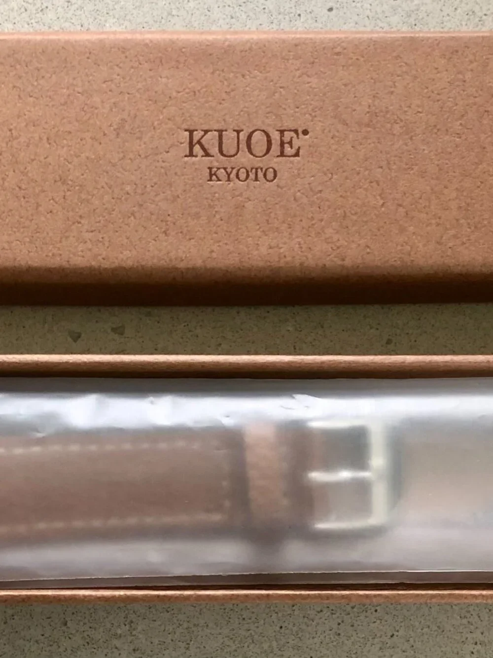 Kuoe Kyoto Watch Strap - Lychee Leather - 18mm